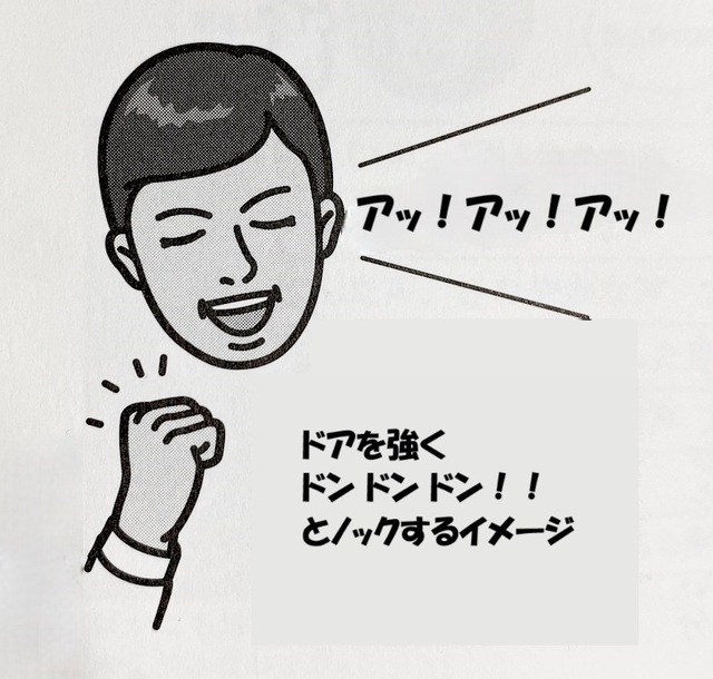 声を大きくするイメージボイトレドアを強くノックするイメージ東京ボイストレーニングスクール上野ヴォーカルアカデミー