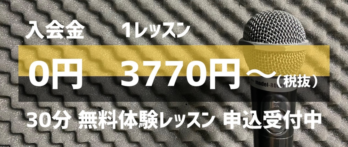 ボイトレ無料体験東京マンツーマン個人レッスンボイストレーニングボーカルスクール上野ヴォーカルアカデミー