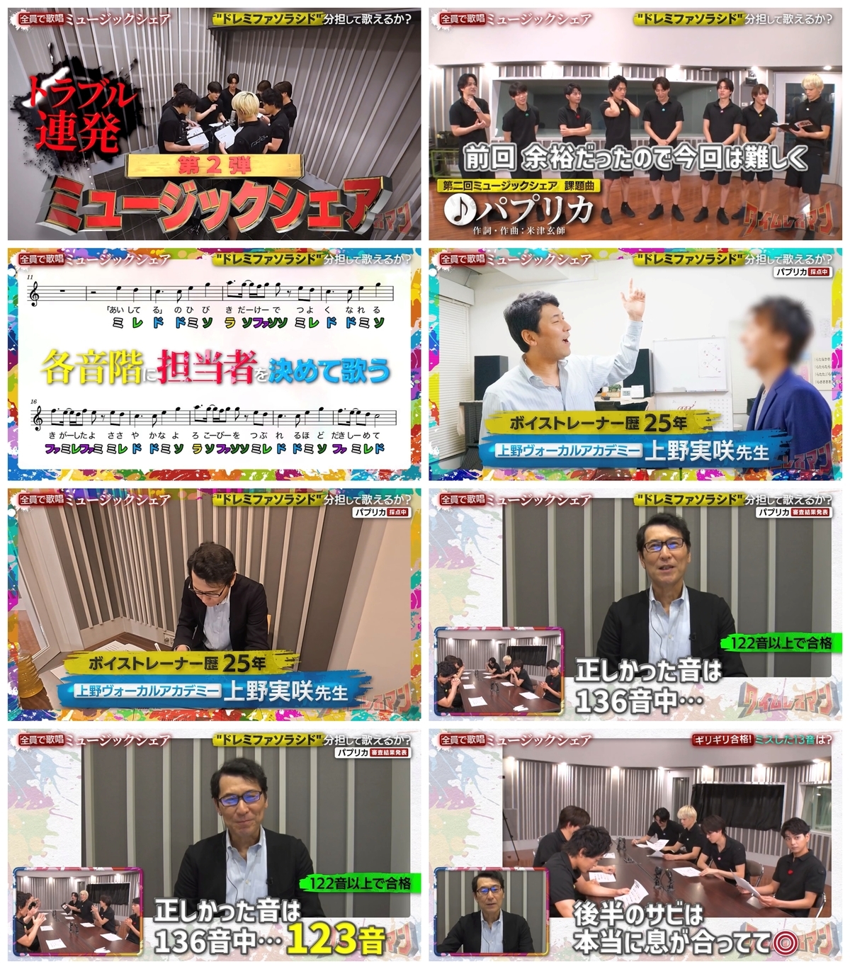 タイムレスマンパプリカミュージックシェア審査員ボイストレーナー上野実咲先生ボーカルスクール上野ヴォーカルアカデミー